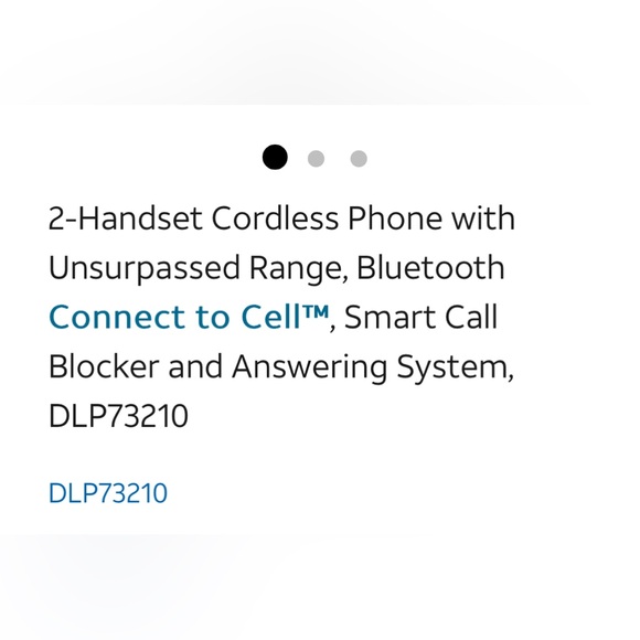 AT&T Cordless Phone Set DLP7320 - 2 Handsets Works! - Picture 11 of 12